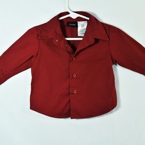 Holiday Editions kids long sleeve button down